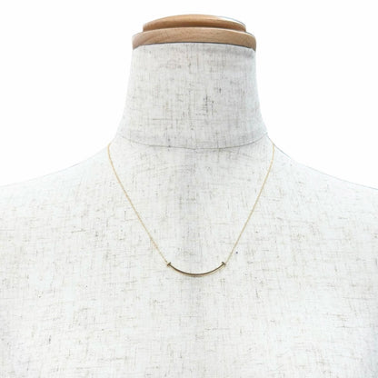 Tiffany & Co T Smile Small Pendant Pink Gold 18k — view 4