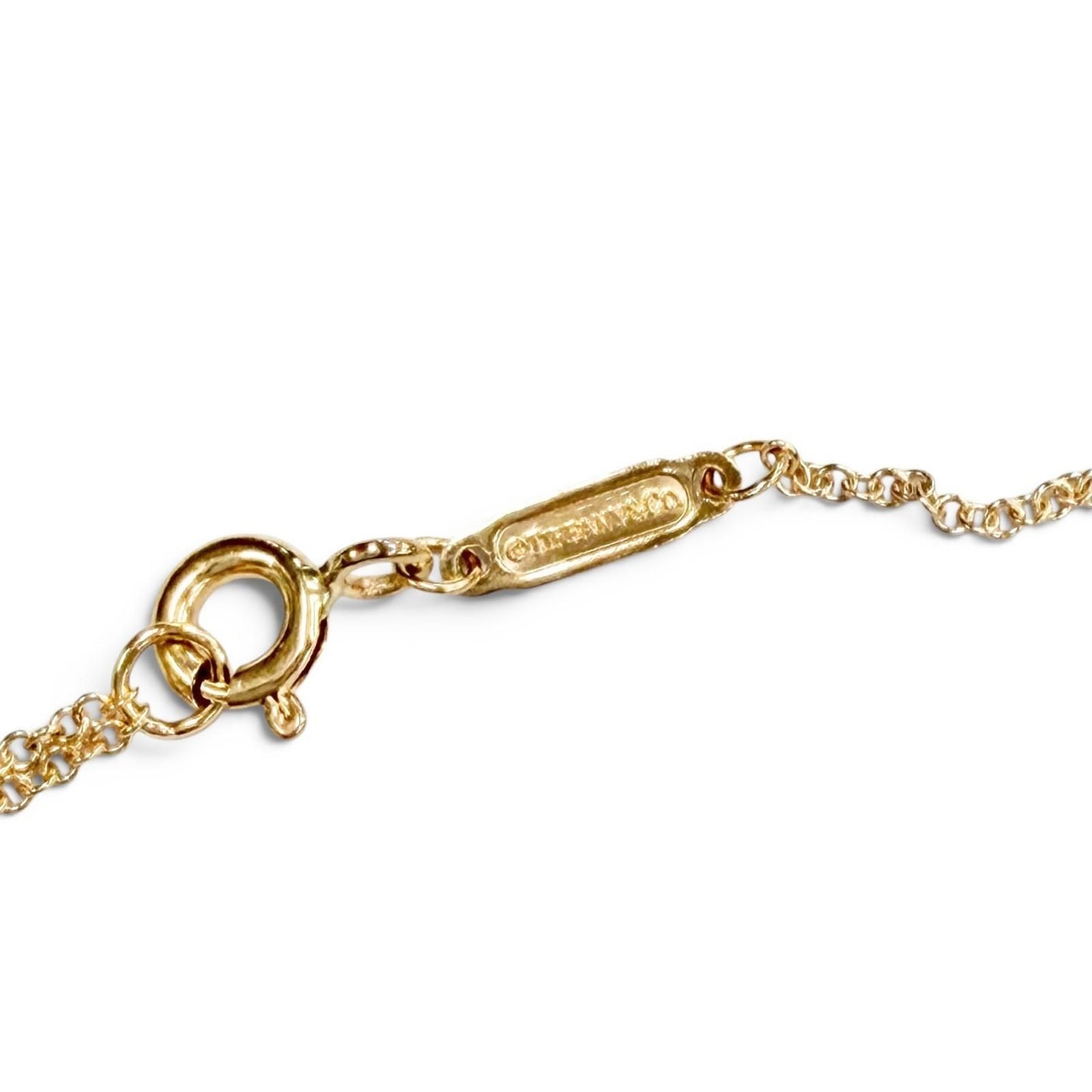 Tiffany & Co T Smile Small Pendant Pink Gold 18k — view 7