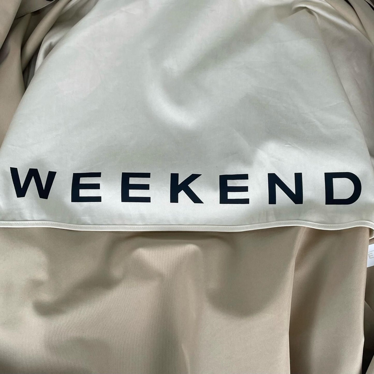 Max Mara Weekend Maxmara Side Button a Line Coat Beige 36 — view 8