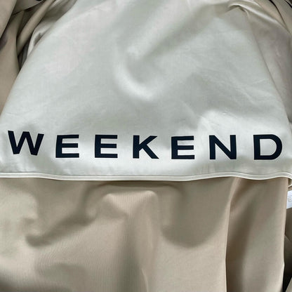 Max Mara Weekend Maxmara Side Button a Line Coat Beige 36 — view 8