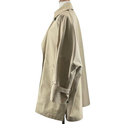 Max Mara Weekend Maxmara Side Button a Line Coat Beige 36 — view 4