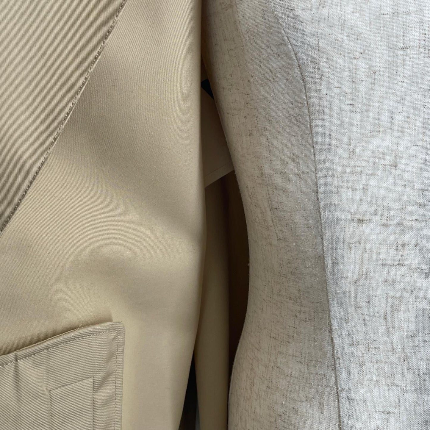 Max Mara Weekend Maxmara Side Button a Line Coat Beige 36 — view 5