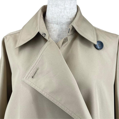 Max Mara Weekend Maxmara Side Button a Line Coat Beige 36 — view 3