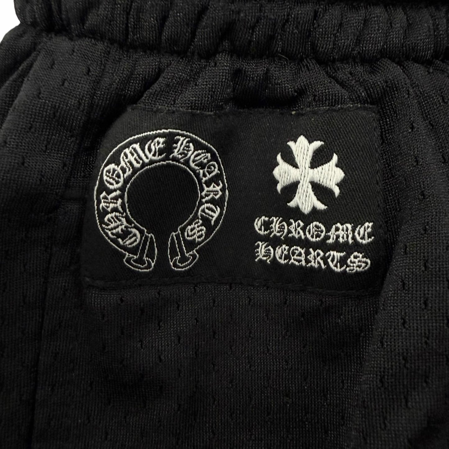 Chrome Hearts CH Print with Patch Mesh Shorts Black XS — view 7