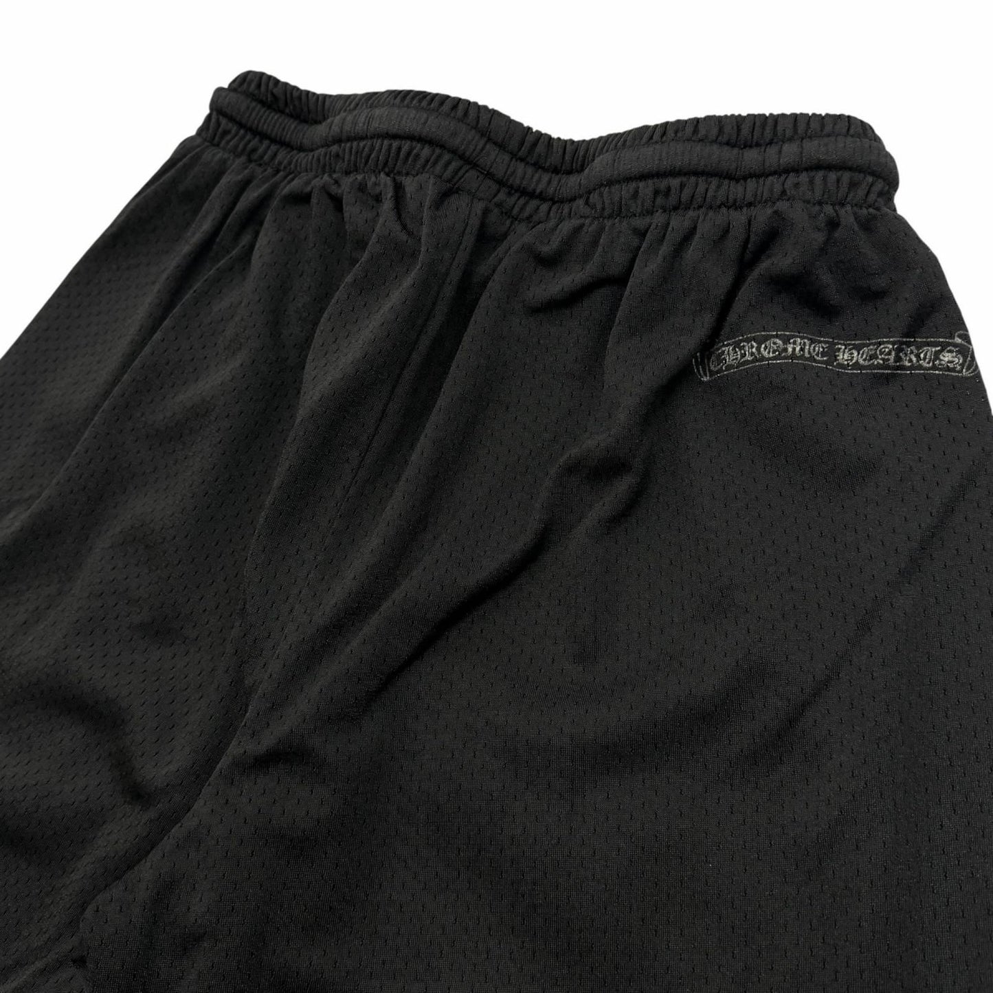 Chrome Hearts CH Print with Patch Mesh Shorts Black XS — view 4