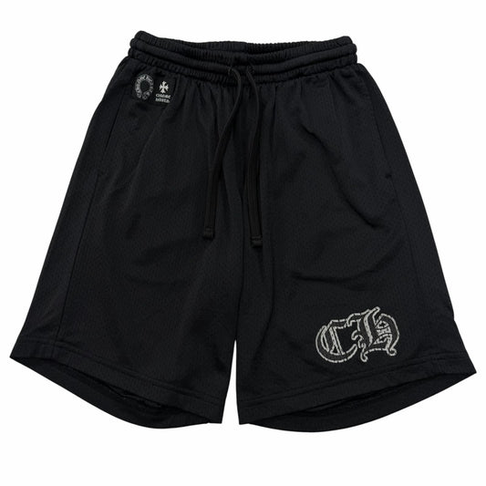 Chrome Hearts CH Print with Patch Mesh Shorts Black XS