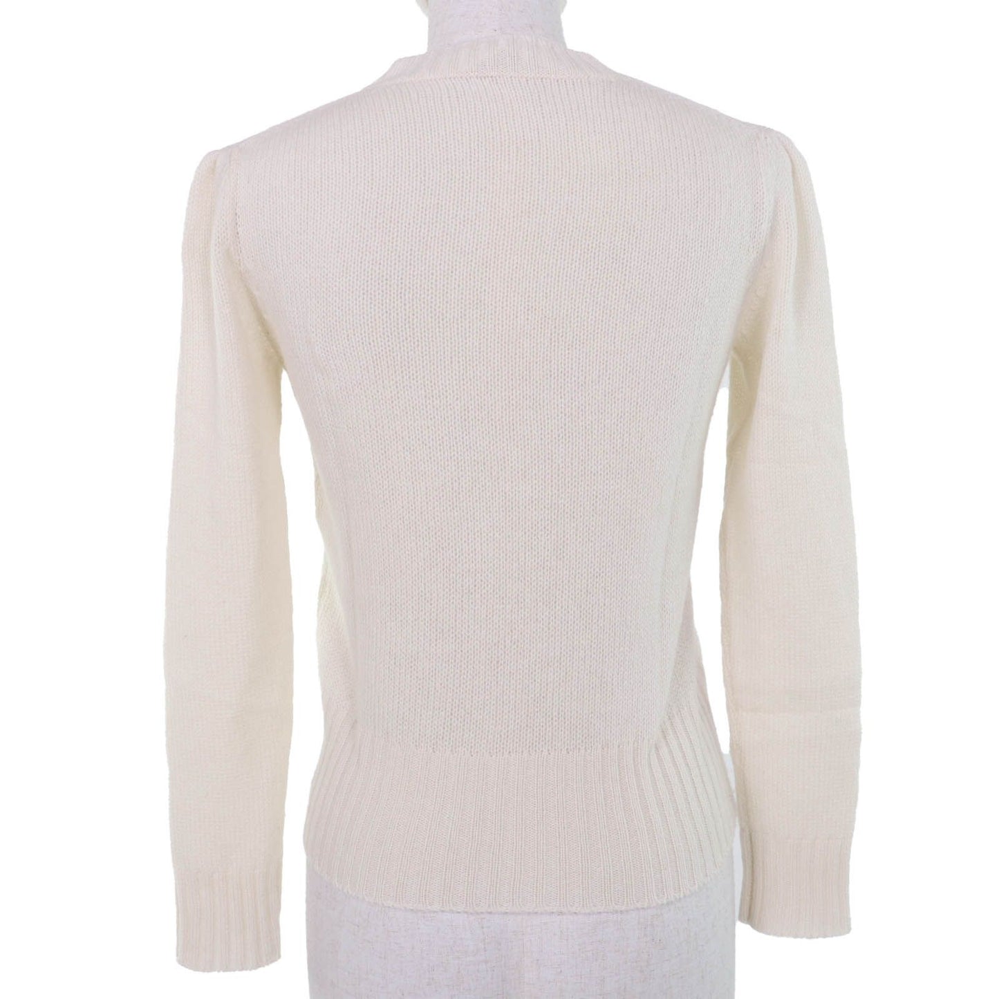 Dior Cashmere Spider Long Sleeve Knit White 38 Sweater — view 3