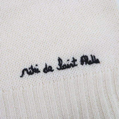 Dior Cashmere Spider Long Sleeve Knit White 38 Sweater — view 6