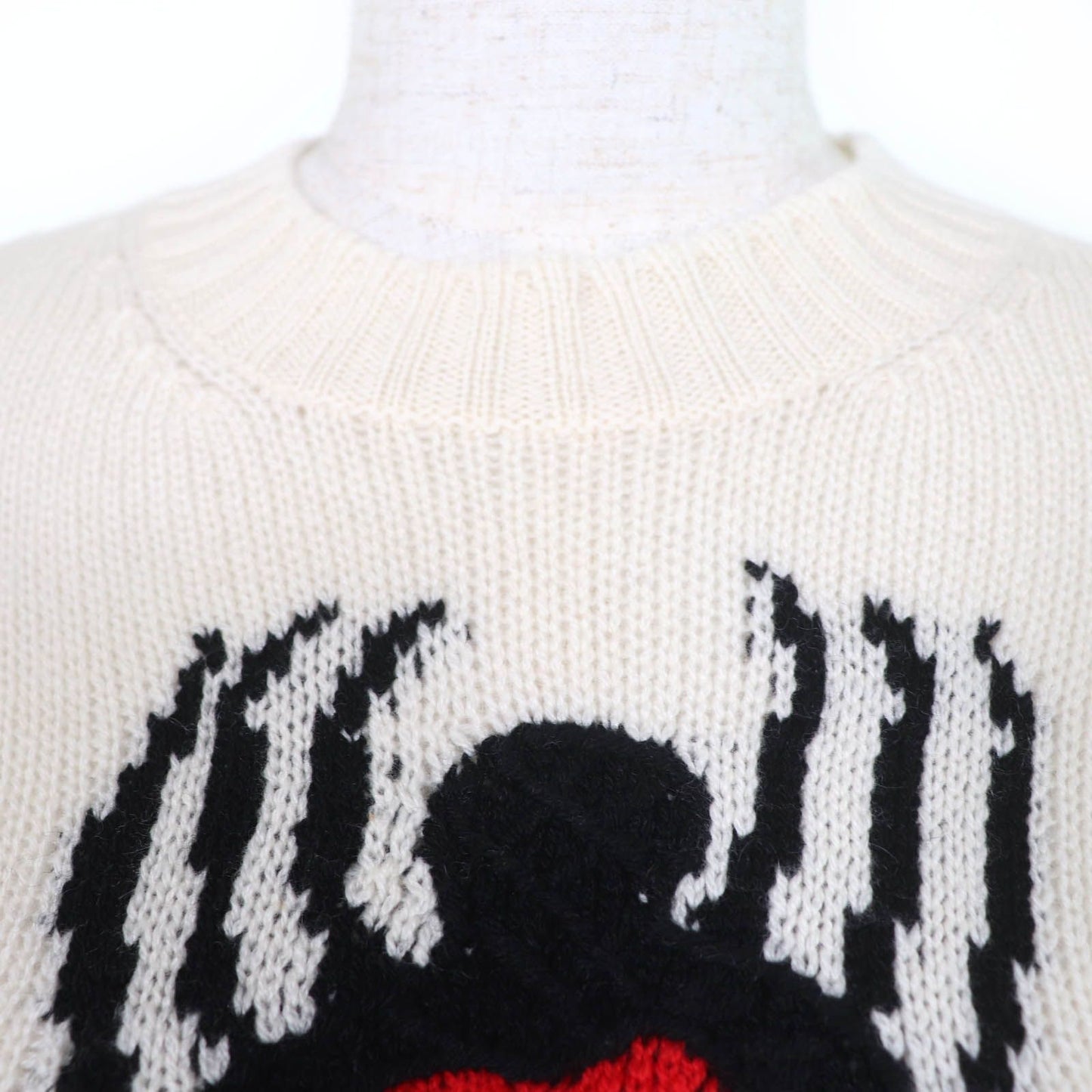 Dior Cashmere Spider Long Sleeve Knit White 38 Sweater — view 4