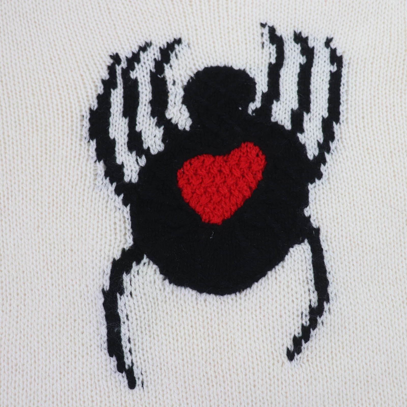 Dior Cashmere Spider Long Sleeve Knit White 38 Sweater — view 5