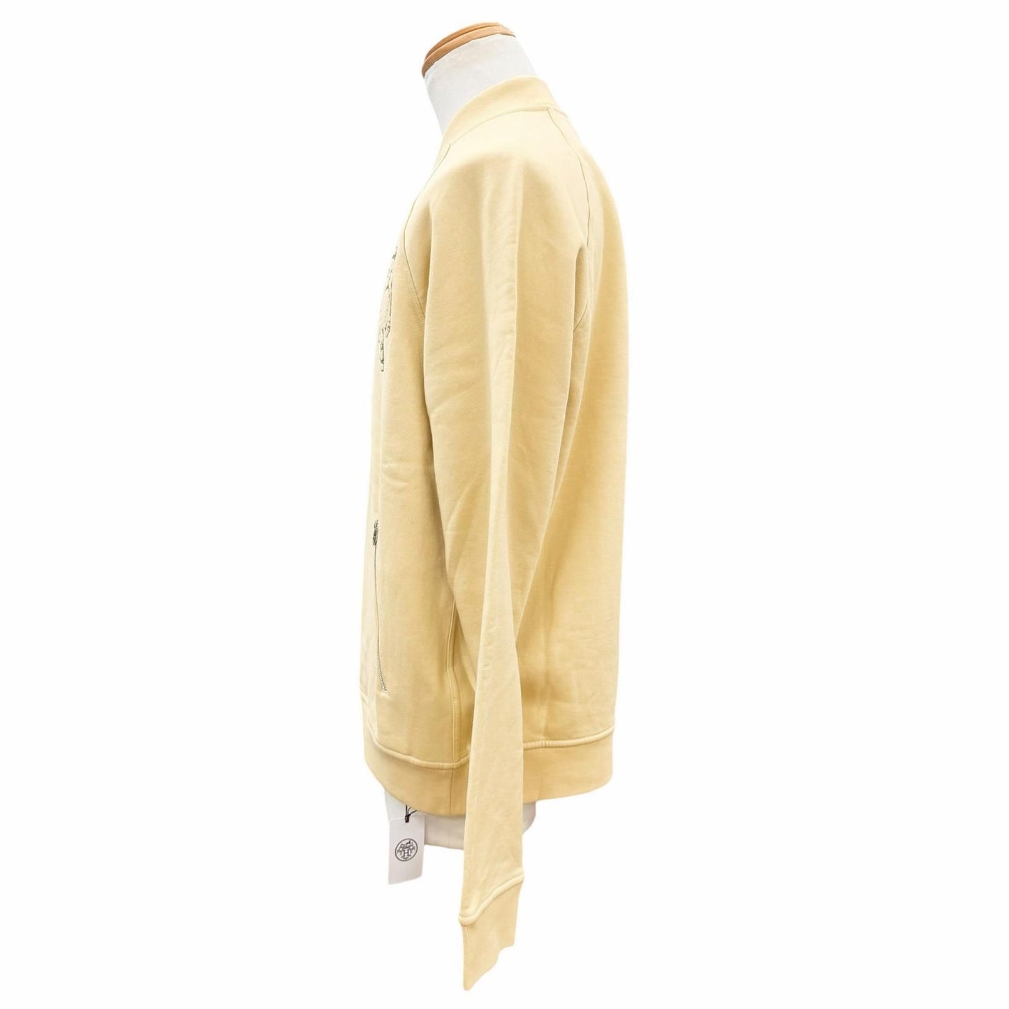 Hermes Crouse de Sel Cotton 100% Series Button Logo Embroidery Fleece Lining — view 3