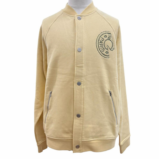 Hermes Crouse de Sel Cotton 100% Series Button Logo Embroidery Fleece Lining