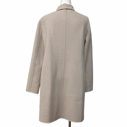 Max Mara Weekend Maxmara Reversible Wool Coat Navy Beige 44 — view 7