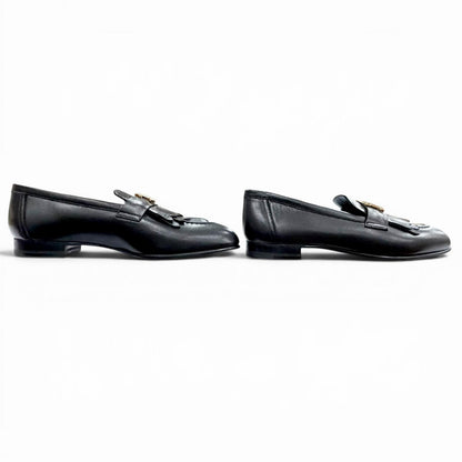 Hermes Moccasins Royale Leather Loafers Black — view 4