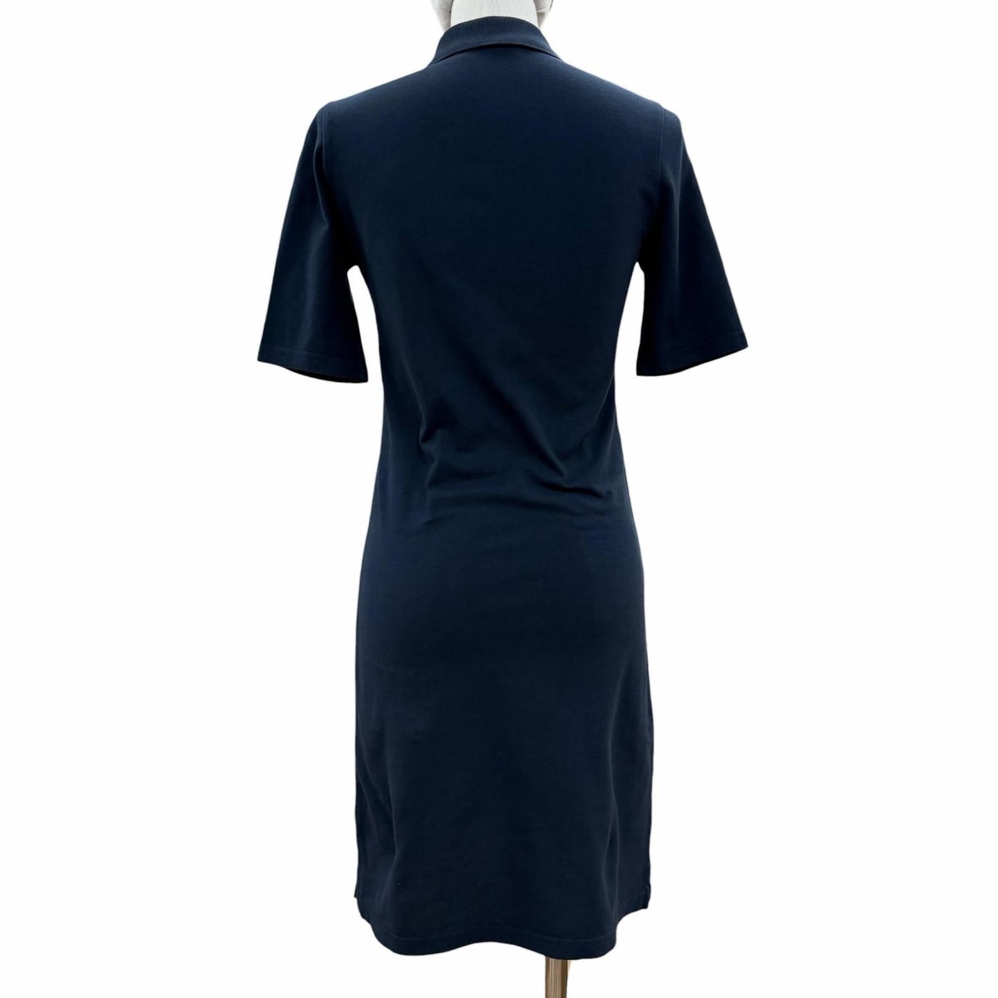 Prada Cotton 100% Pique Dress Navy 36 — view 3