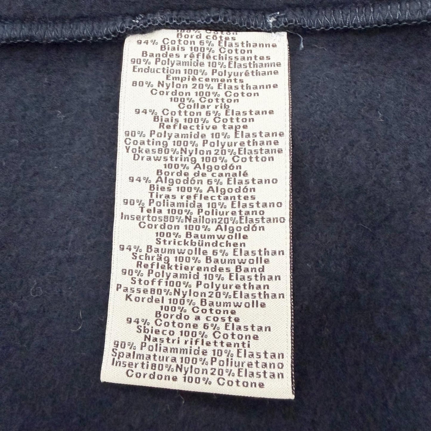 Hermes Sport Capsule Cotton 100% Marine Logo Contrast Jacket — view 9