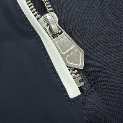 Hermes Sport Capsule Cotton 100% Marine Logo Contrast Jacket — view 6