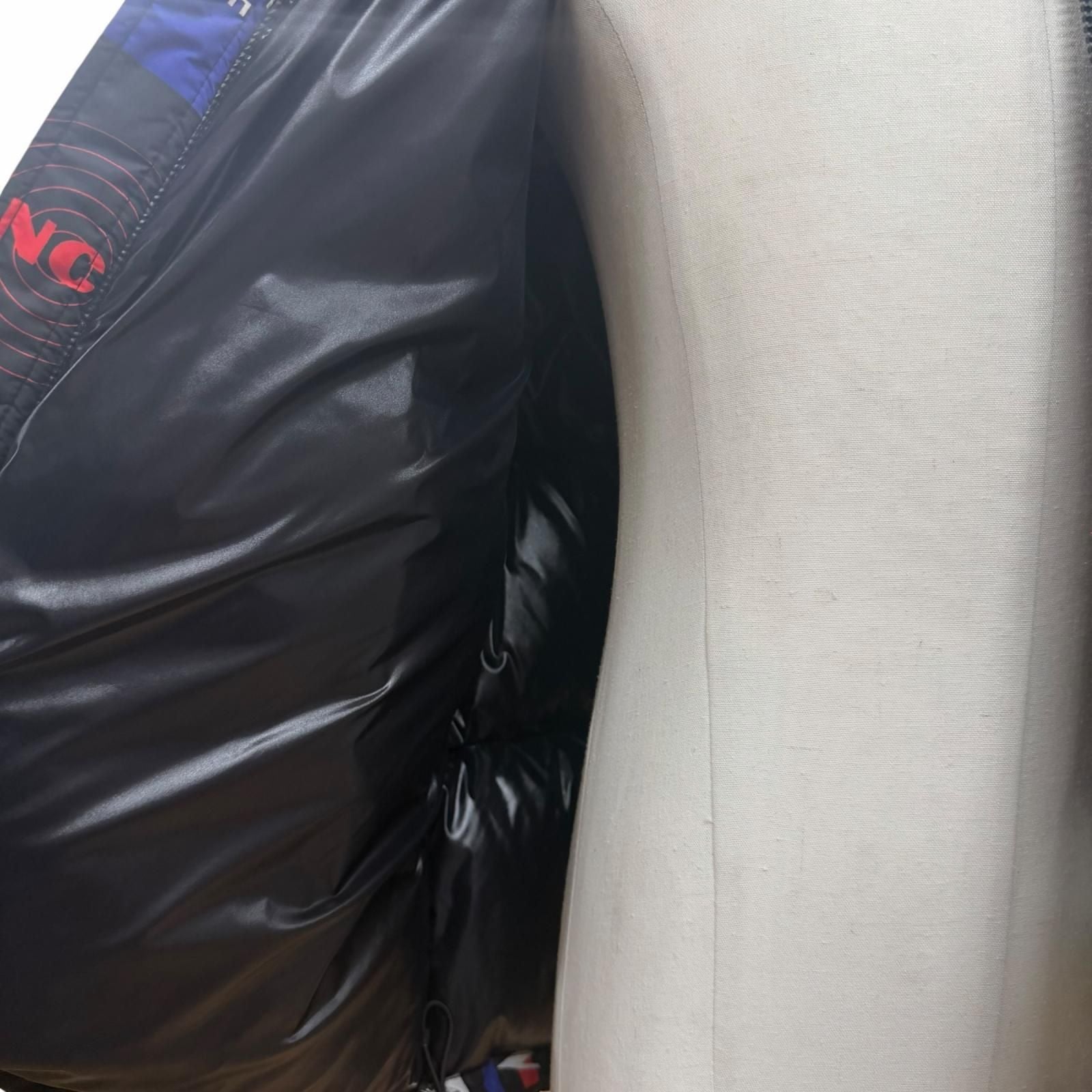 Bvlgari Moncler Wilson Hooded Double Zip Up Jacket Black Multi — view 5