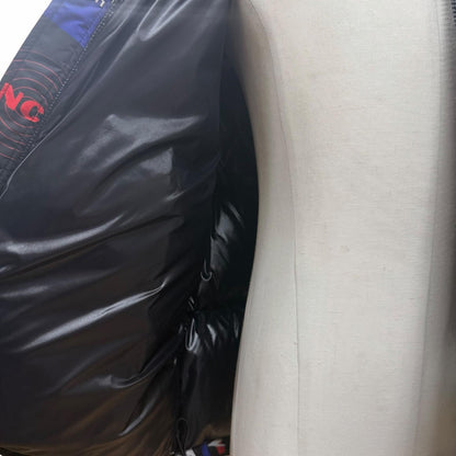 Bvlgari Moncler Wilson Hooded Double Zip Up Jacket Black Multi — view 5