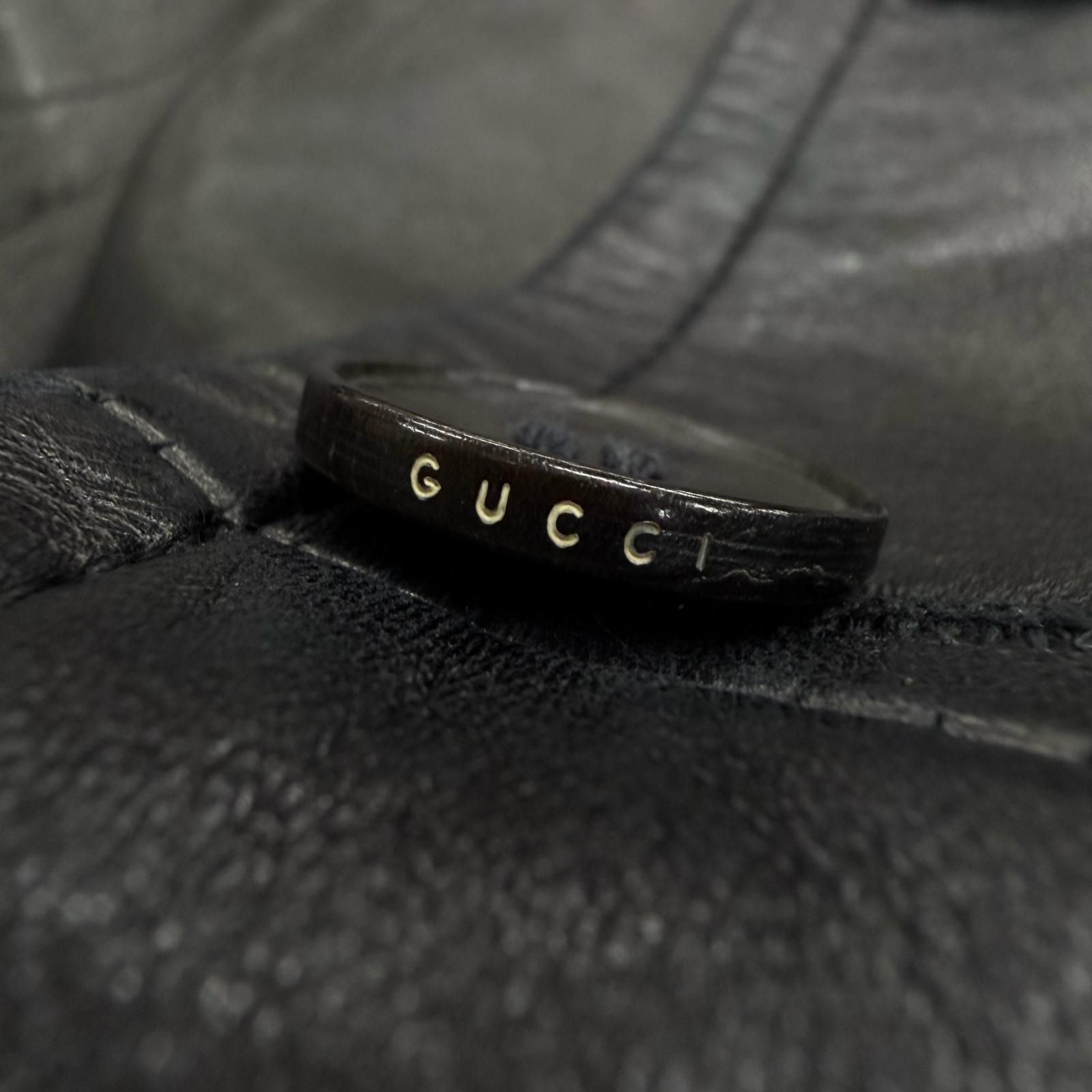 Gucci Vintage Sheep Leather Lambskin Era Single Jacket Tailored Black 46 — view 7