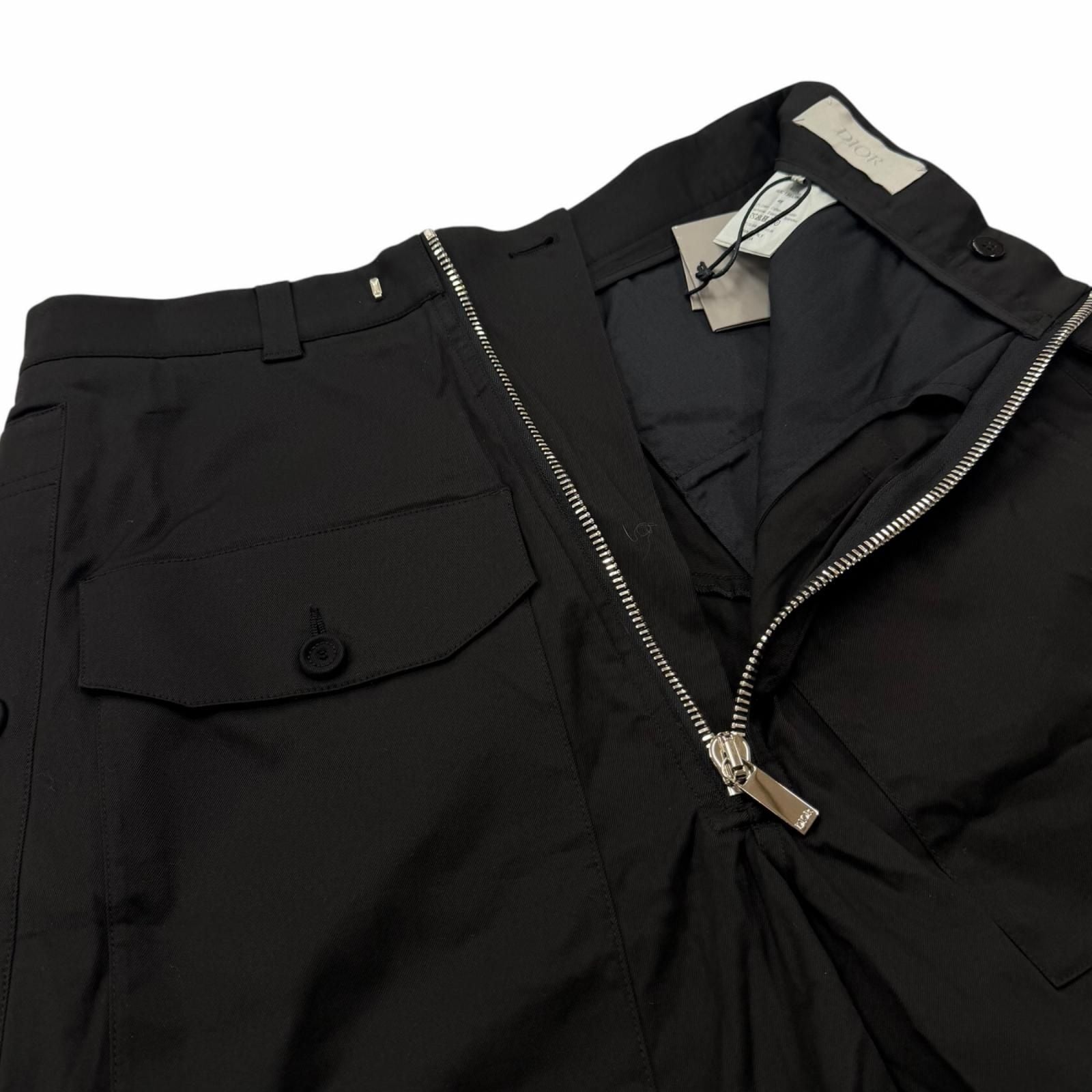 Dior Homme Cotton Cargo Shorts Black 46 — view 3