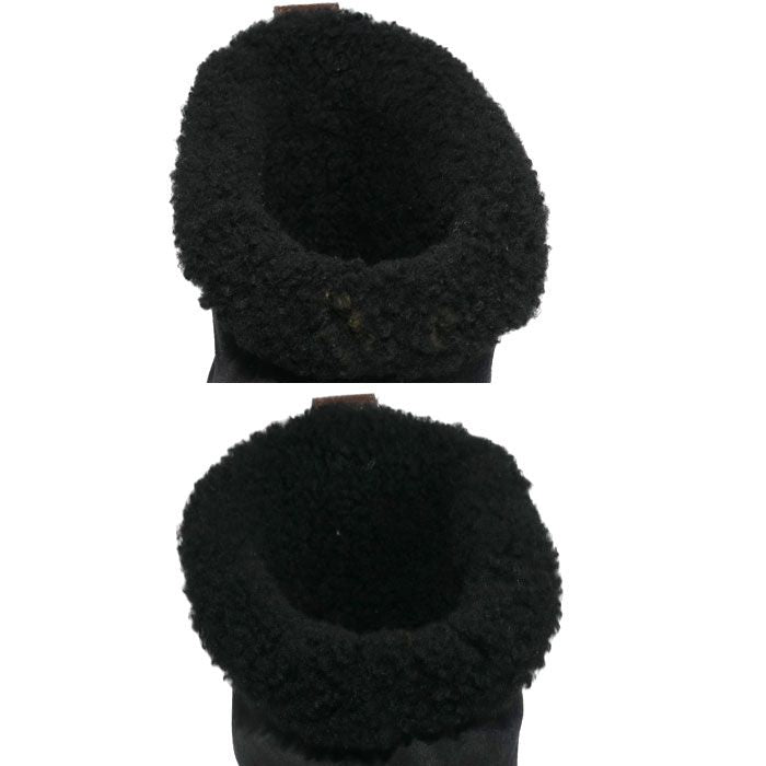Louis Vuitton Bree Line Shearling Boots Black — view 8