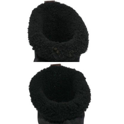 Louis Vuitton Bree Line Shearling Boots Black — view 8