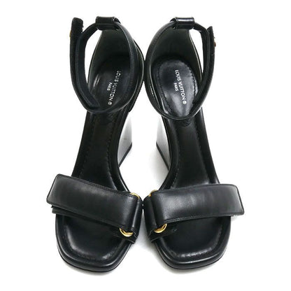Louis Vuitton Stella Line Ankle Strap Sandals Black — view 2
