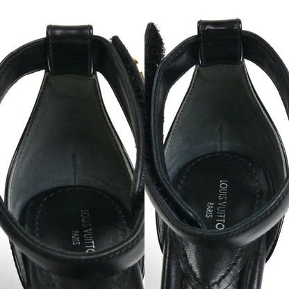 Louis Vuitton Stella Line Ankle Strap Sandals Black — view 7