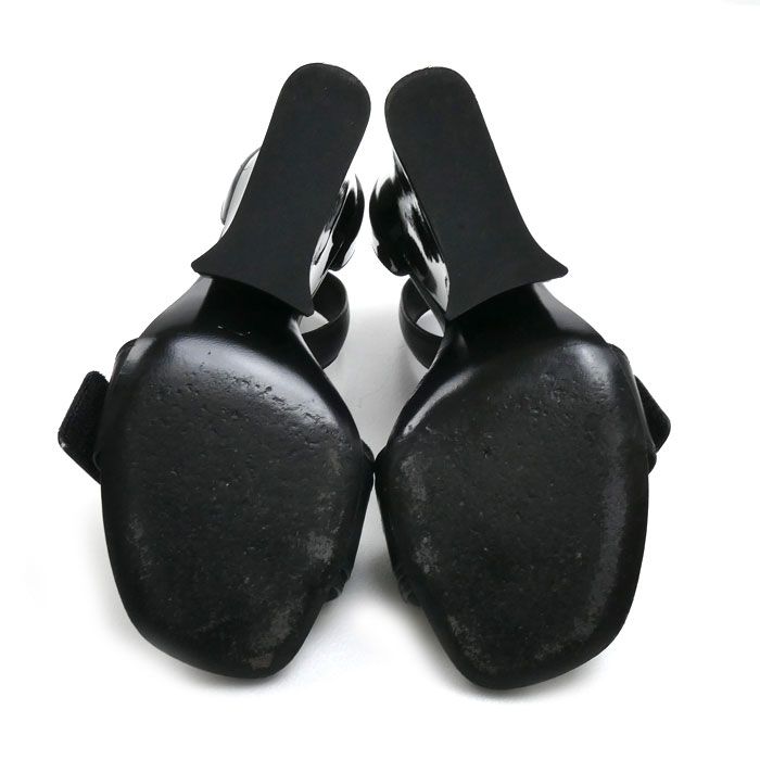 Louis Vuitton Stella Line Ankle Strap Sandals Black — view 5
