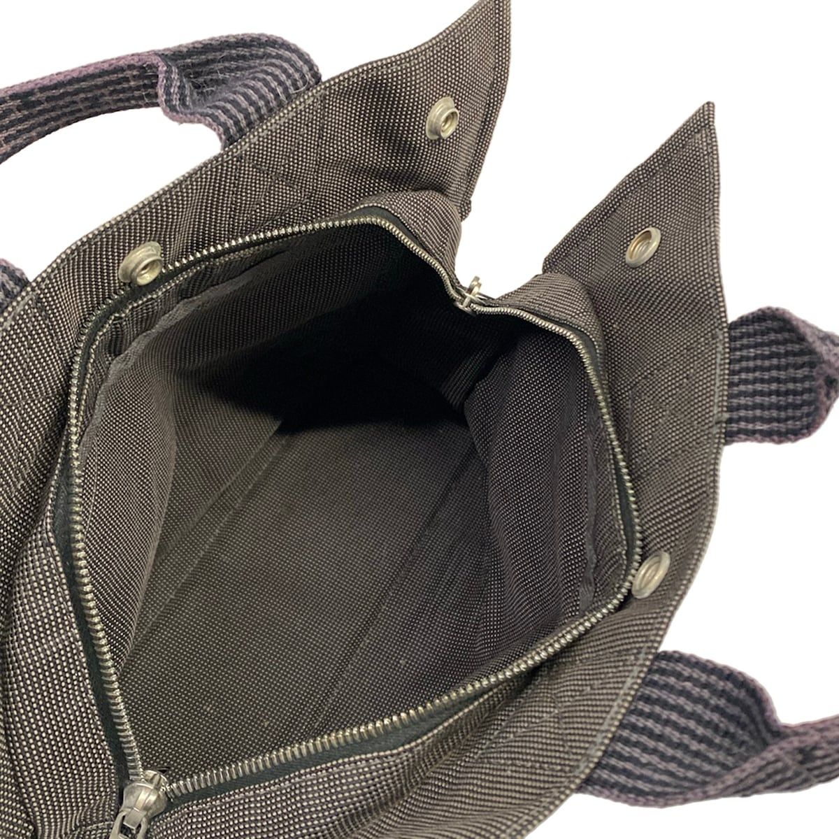 Hermes Tote Her Line PM Dark Gray Black Silver — view 7
