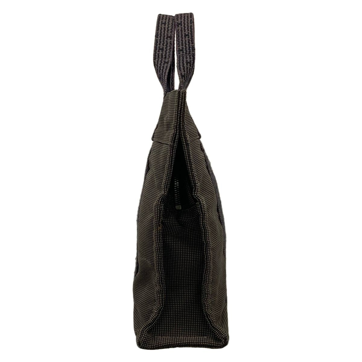 Hermes Tote Her Line PM Dark Gray Black Silver — view 4