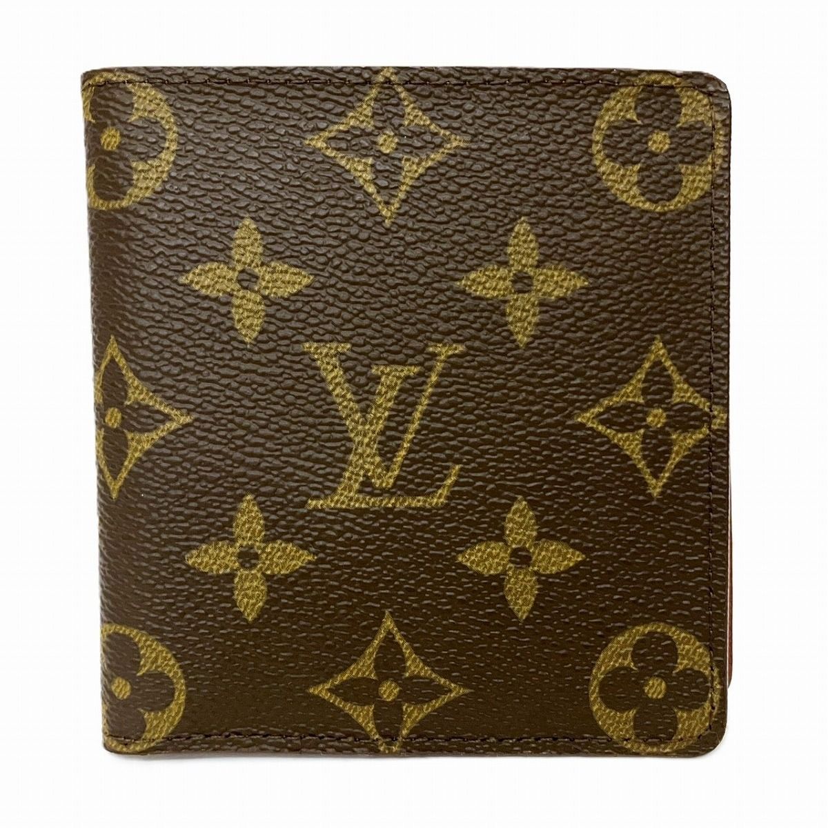 Louis Vuitton Portobier 6 Cult Cles Monogram Bifold Wallet Canvas