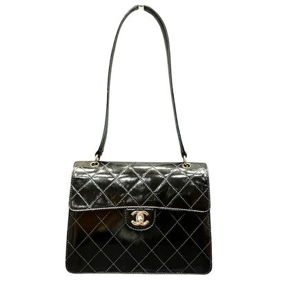 Chanel Shoulder Bag Patent Leather