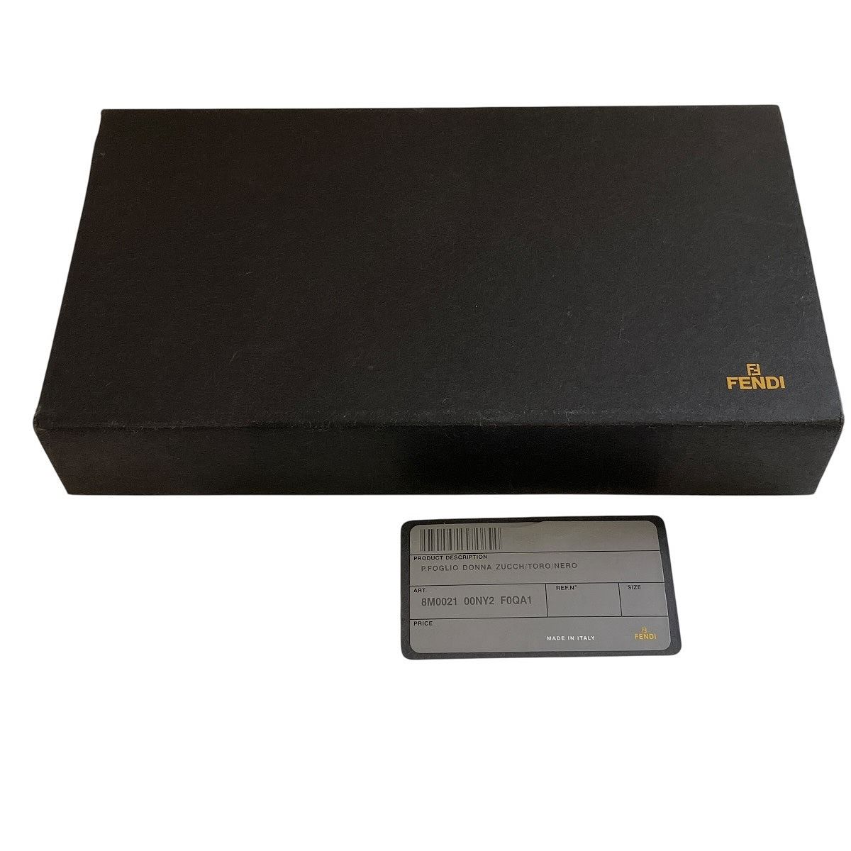 Fendi Zucchino Wallet Canvas Leather — view 5