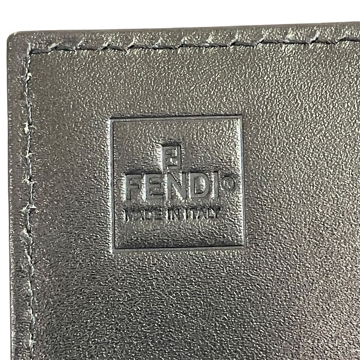Fendi Zucchino Wallet Canvas Leather — view 4