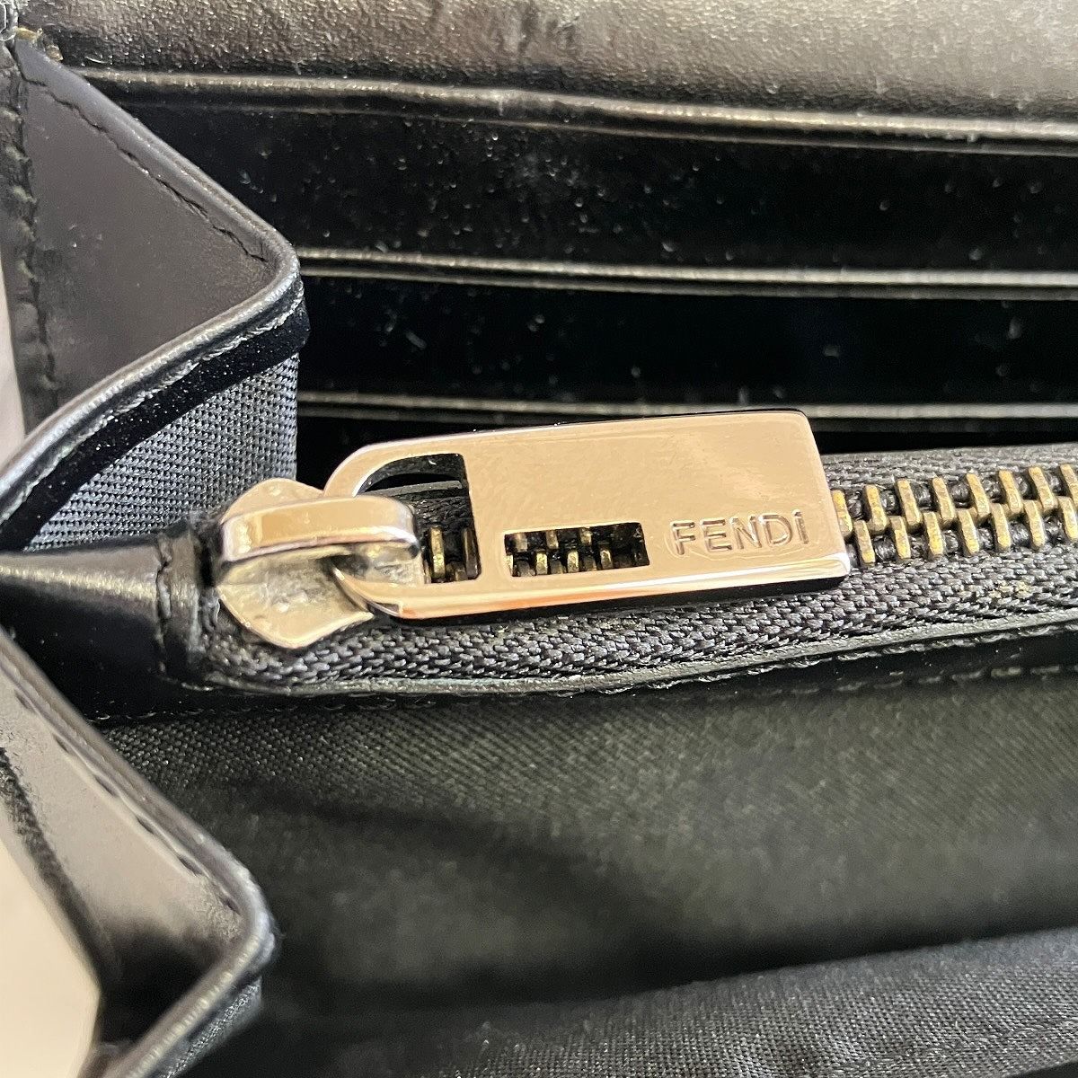 Fendi Zucchino Wallet Canvas Leather — view 7