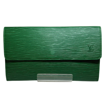 Louis Vuitton Porte Tresor Epi Wallet Leather