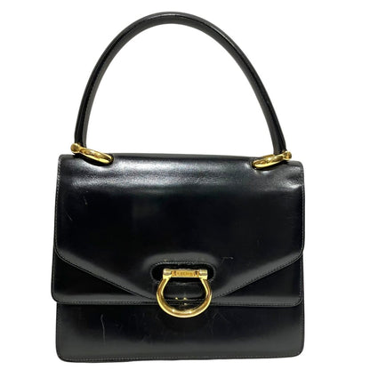 Celine Double Flap Handbag Smooth Leather