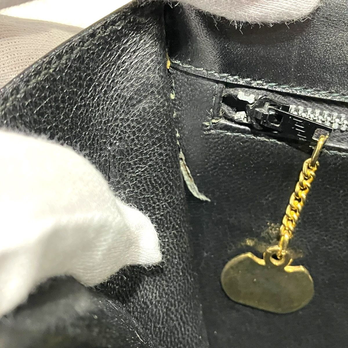 Celine Double Flap Handbag Smooth Leather — view 7
