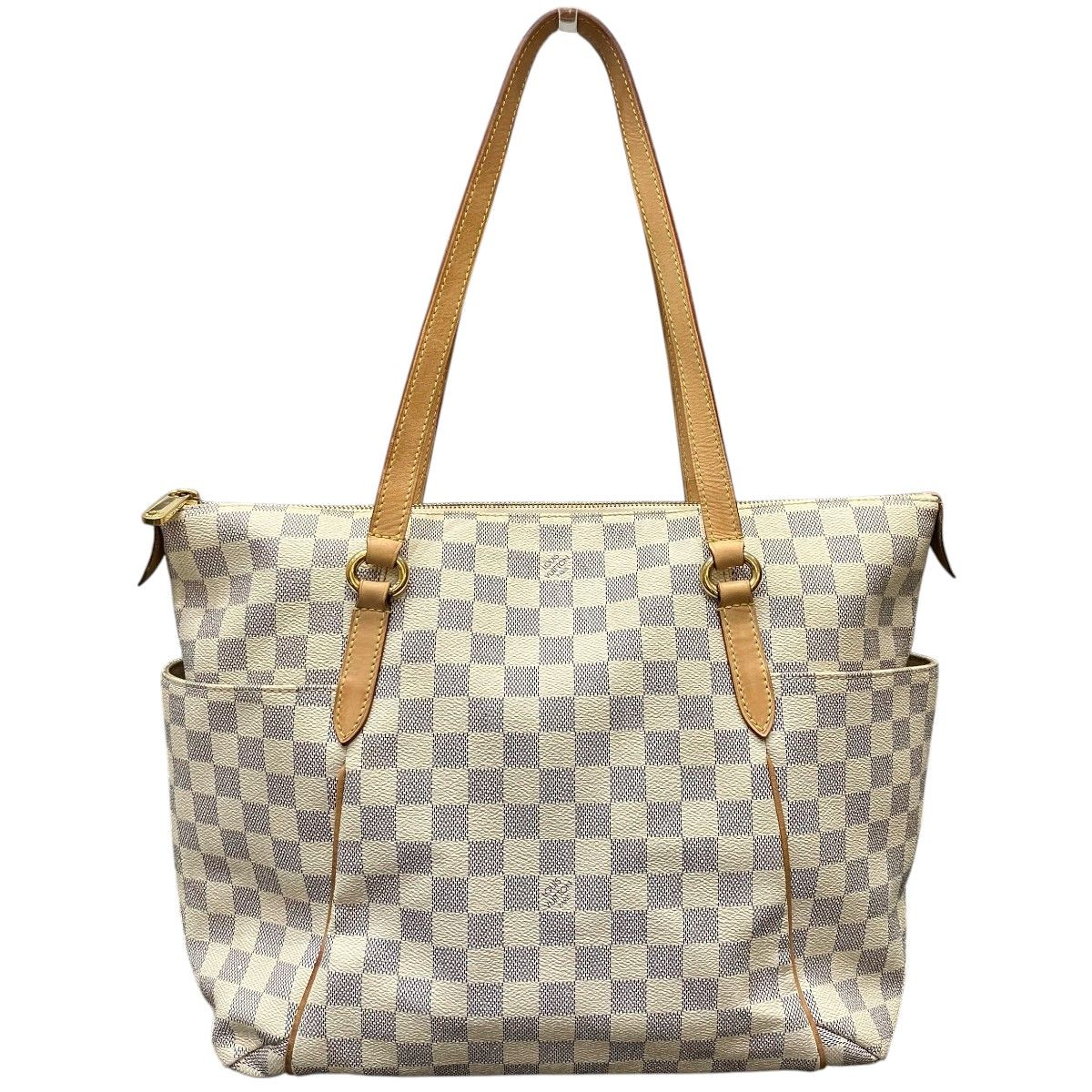 Louis Vuitton Totally MM Damier Tote Canvas Leather — view 2