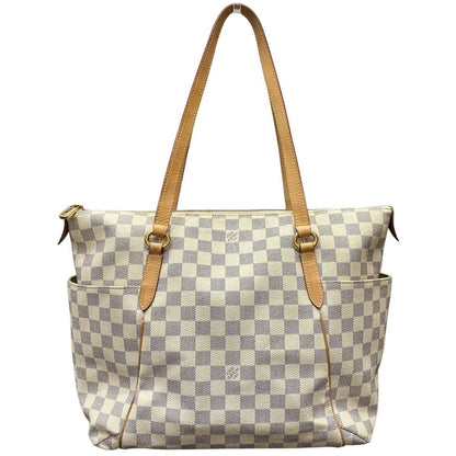 Louis Vuitton Totally MM Damier Tote Canvas Leather — view 2