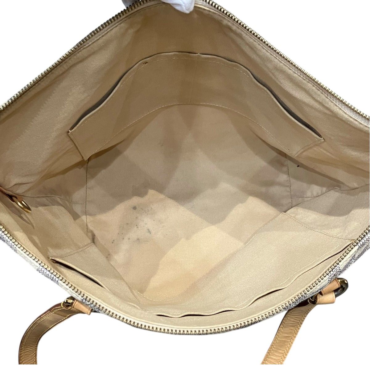 Louis Vuitton Totally MM Damier Tote Canvas Leather — view 6