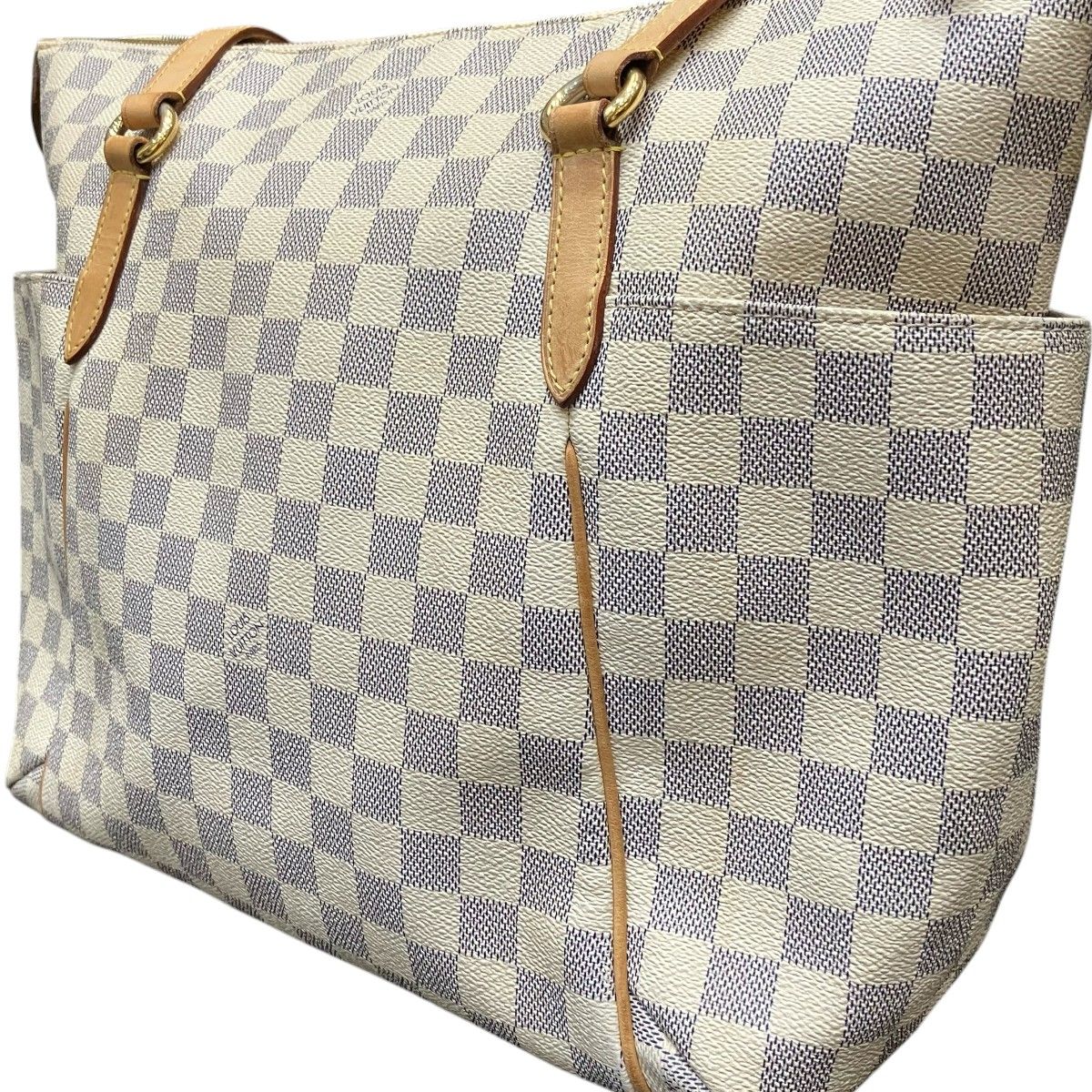 Louis Vuitton Totally MM Damier Tote Canvas Leather — view 8