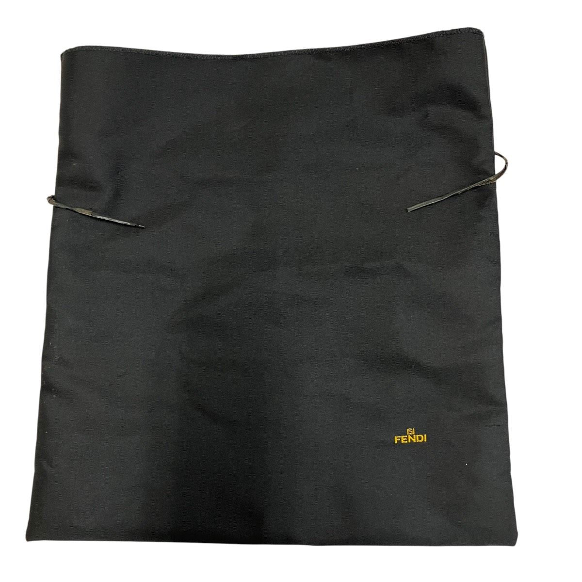 Fendi Zucca Pattern Pouch Handbag Canvas Leather — view 5