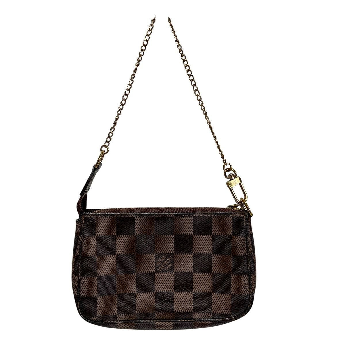 Louis Vuitton Mini Pochette Damier Pouch Canvas
