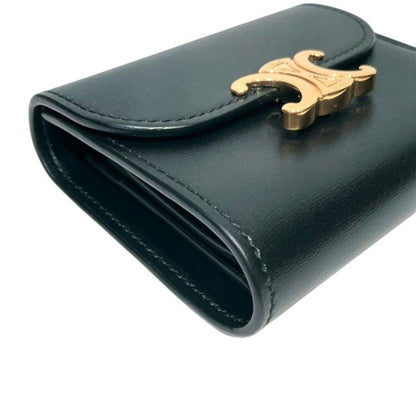 Celine Small Flap Wallet Triomphe Trifold Calfskin — view 6