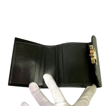 Celine Small Flap Wallet Triomphe Trifold Calfskin — view 3