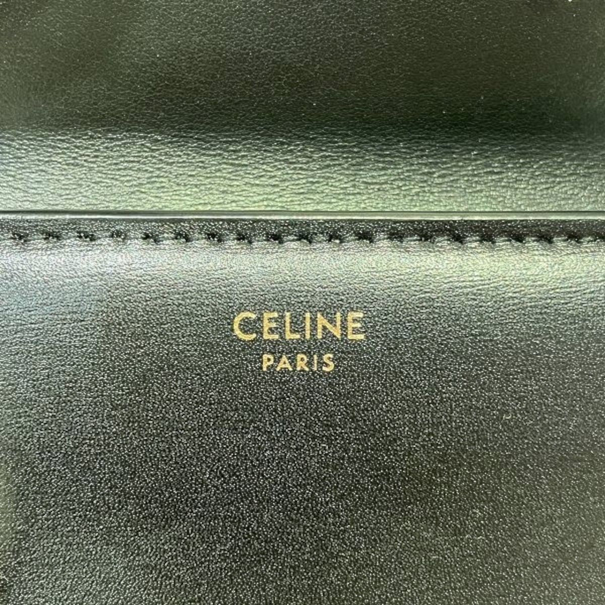 Celine Small Flap Wallet Triomphe Trifold Calfskin — view 4