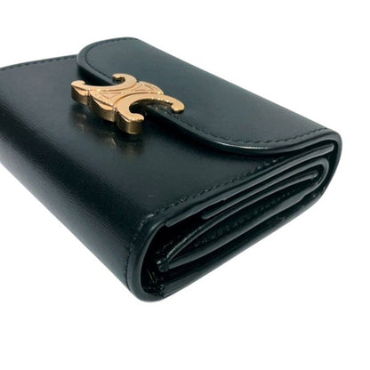 Celine Small Flap Wallet Triomphe Trifold Calfskin — view 7